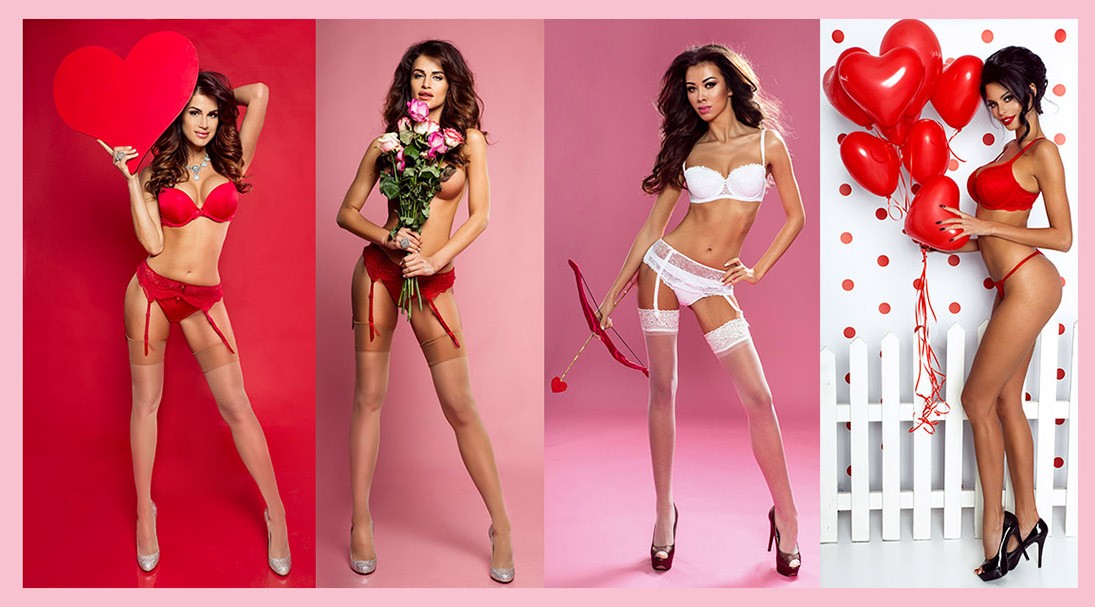 Valentine's Day in a beautiful escort Model's company